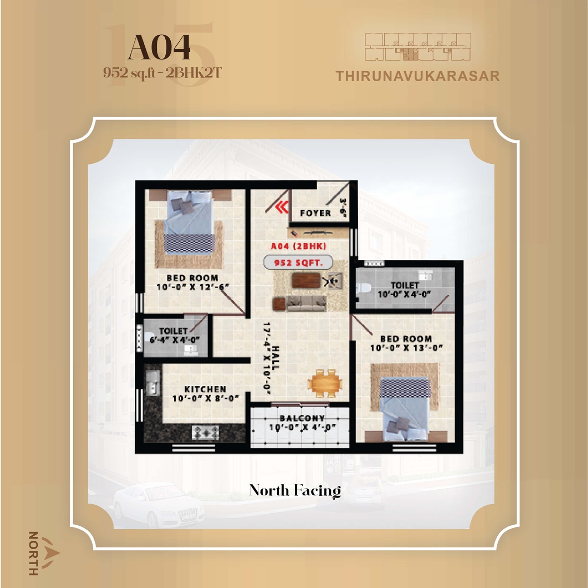 2 and 3 Bhk Apartment in Tambaram